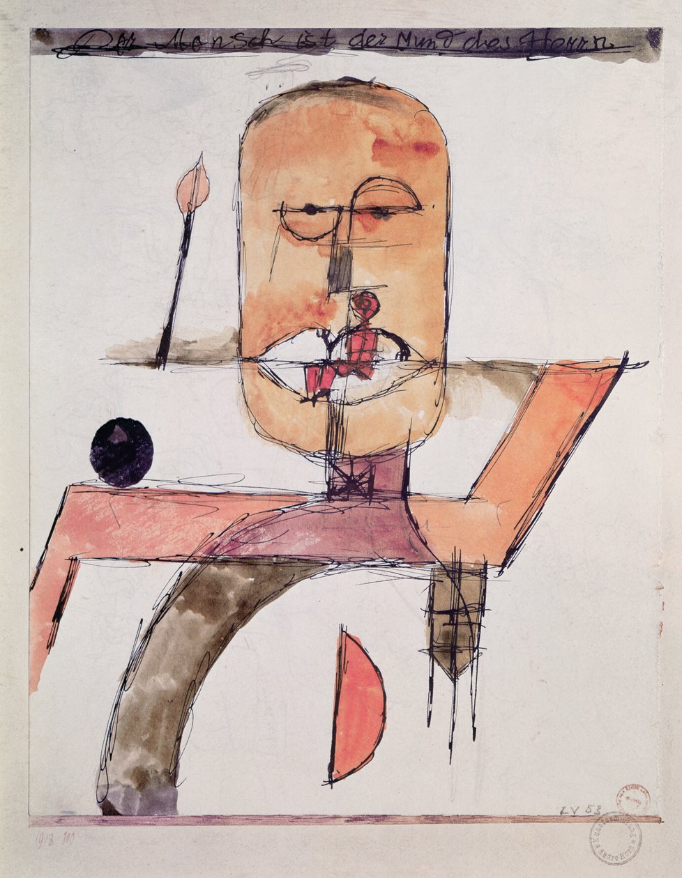Mennesket er Herrens mund af Paul Klee