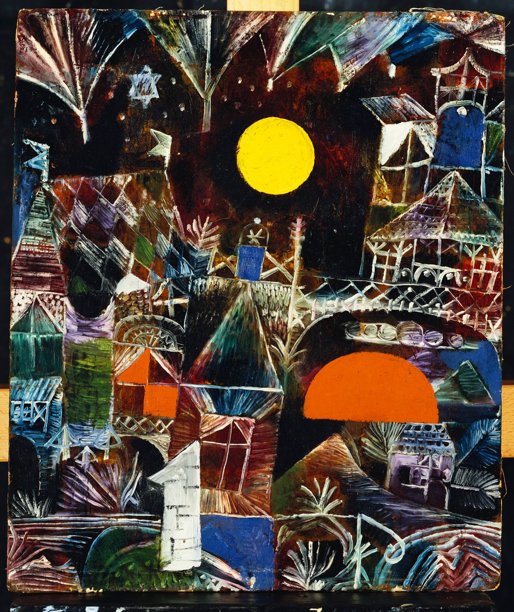 Måneopgang - solnedgang af Paul Klee