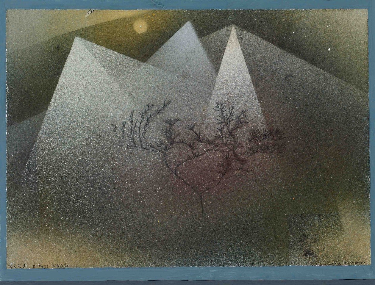 Bjerge om vinteren Bjerge om vinteren, 1925. af Paul Klee