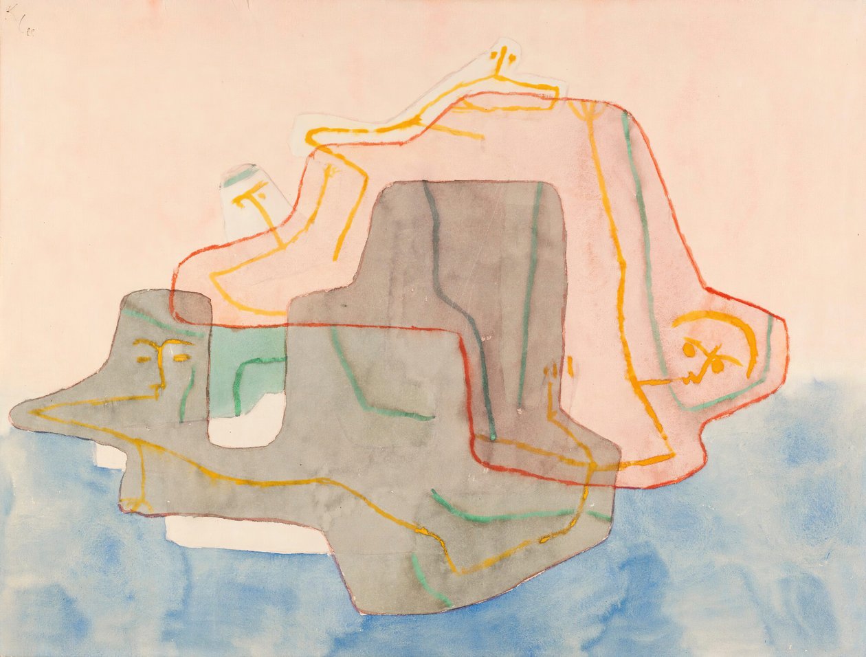 Myten om en ø, 1930. af Paul Klee