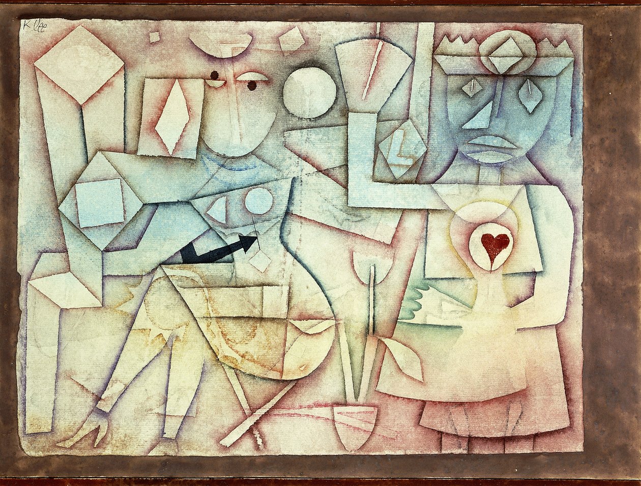 Gammel Kærlighedssang; gammel kærlighedssang af Paul Klee