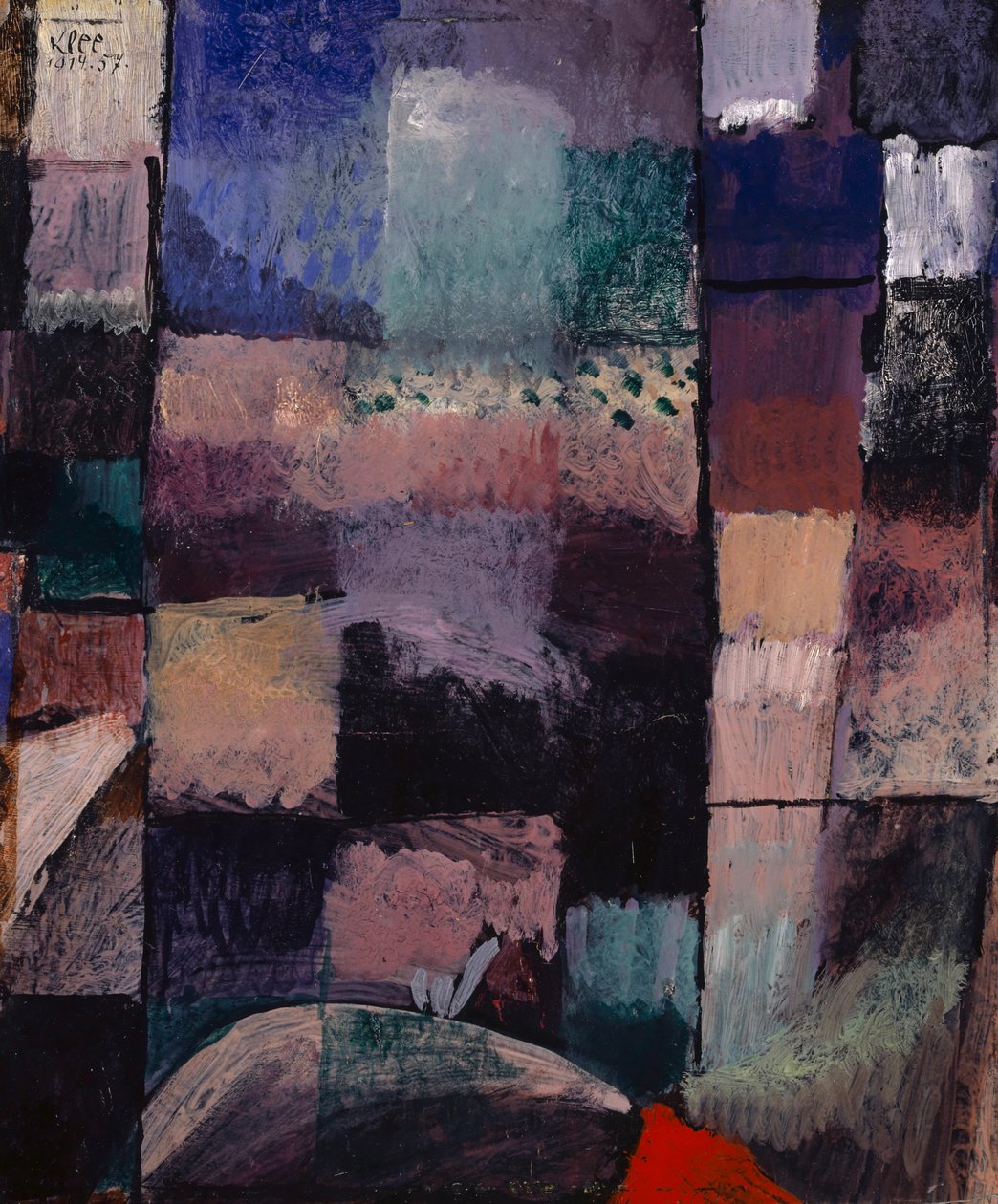 På et motiv fra Hammamet af Paul Klee