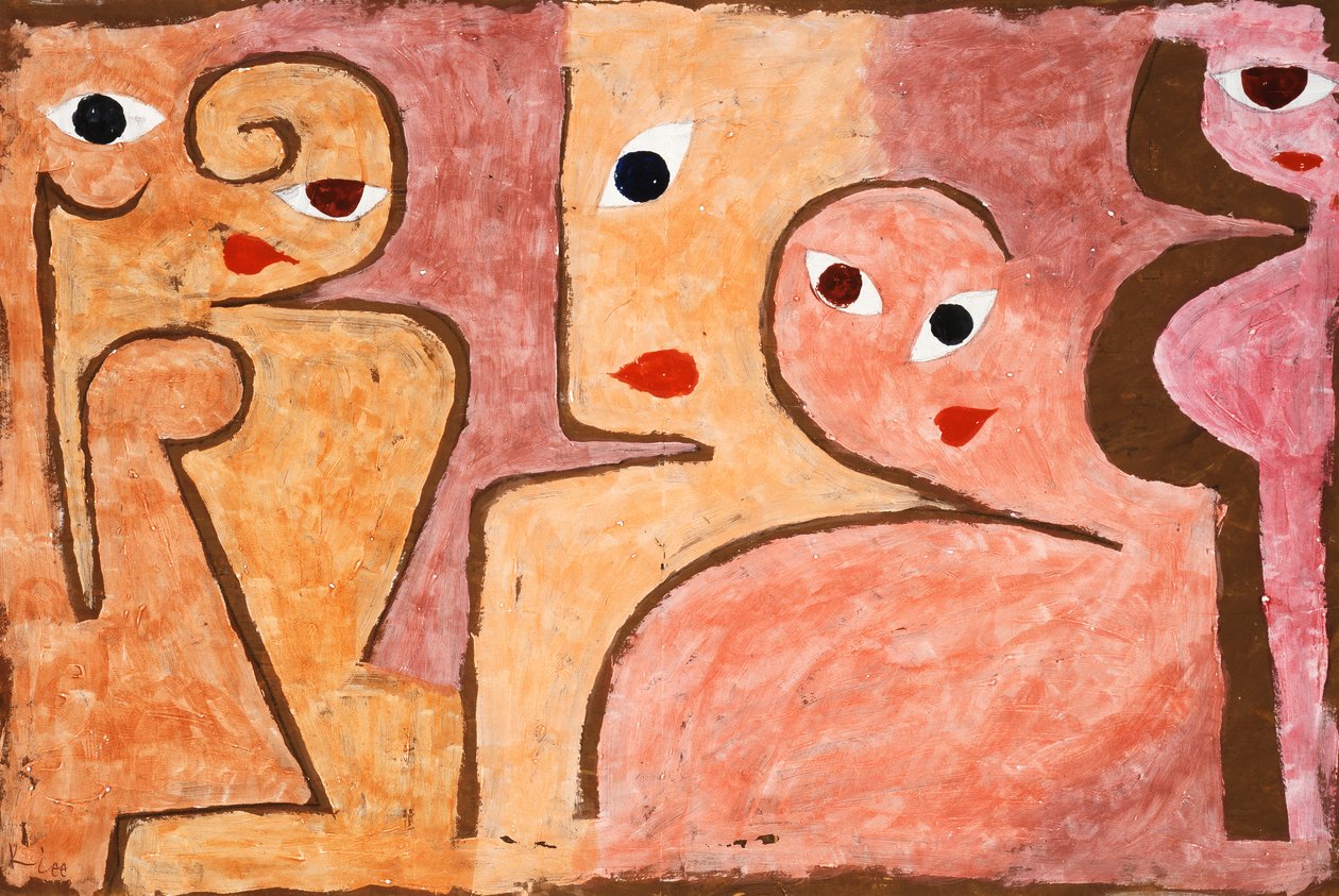 Åben-øjet gruppe af Paul Klee