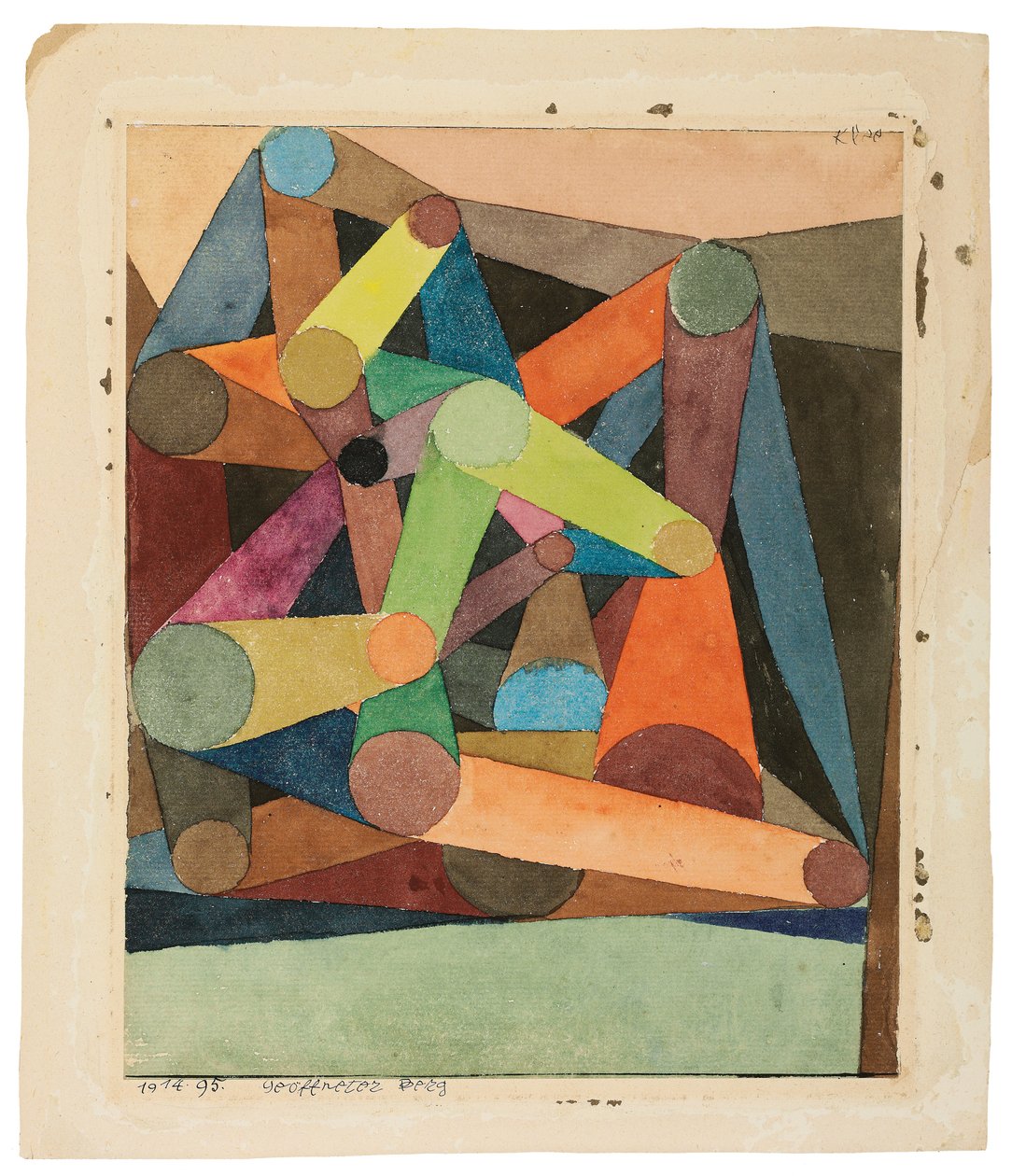 Åbent bjerg af Paul Klee