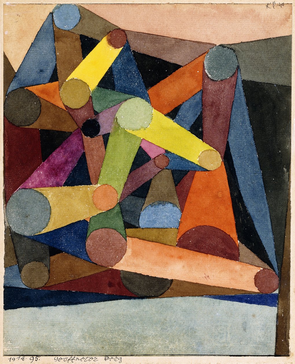 Åbent bjerg af Paul Klee