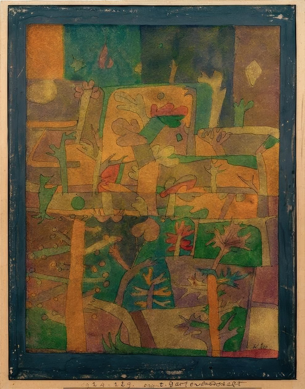 Orientalsk havelandskab af Paul Klee