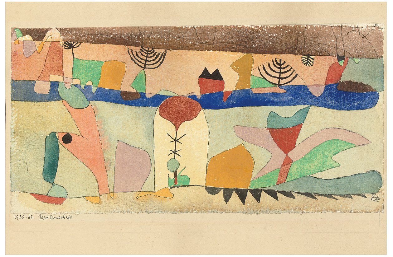 Park landskab af Paul Klee