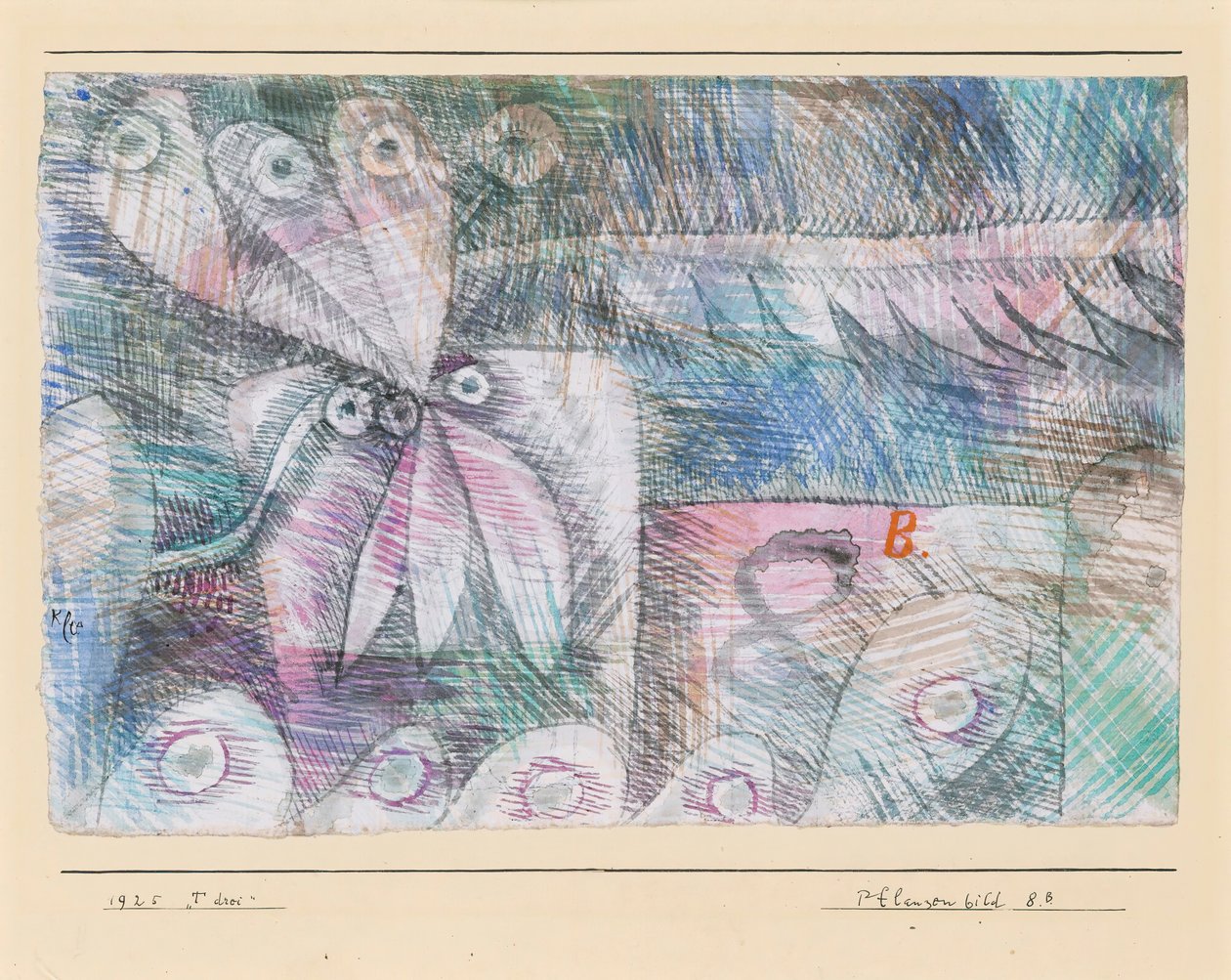 Planter Fig. 8.B., 1925. af Paul Klee