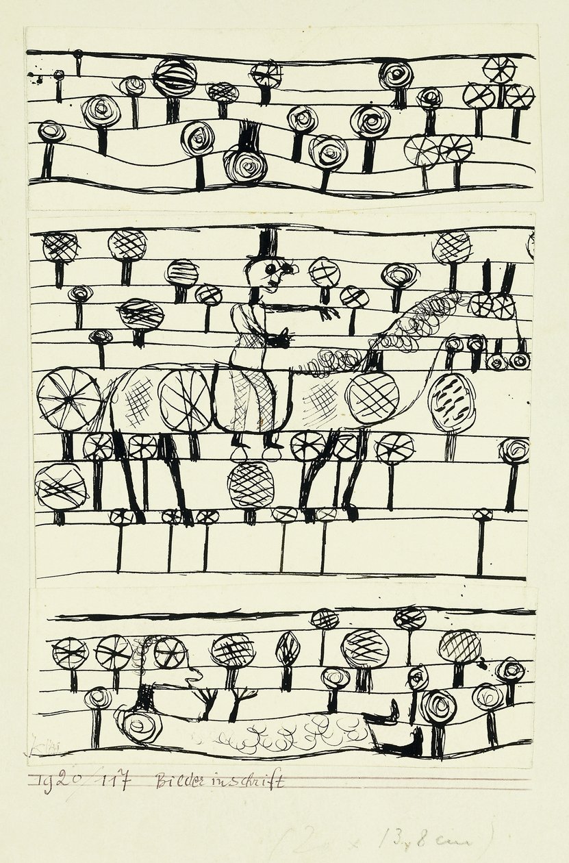 billede; Billeder inskription af Paul Klee