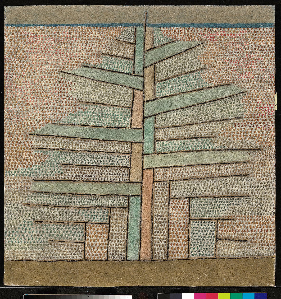 ""Pine"" (fyrtræ) - Maleri af Paul Klee (1879-1940) af Paul Klee