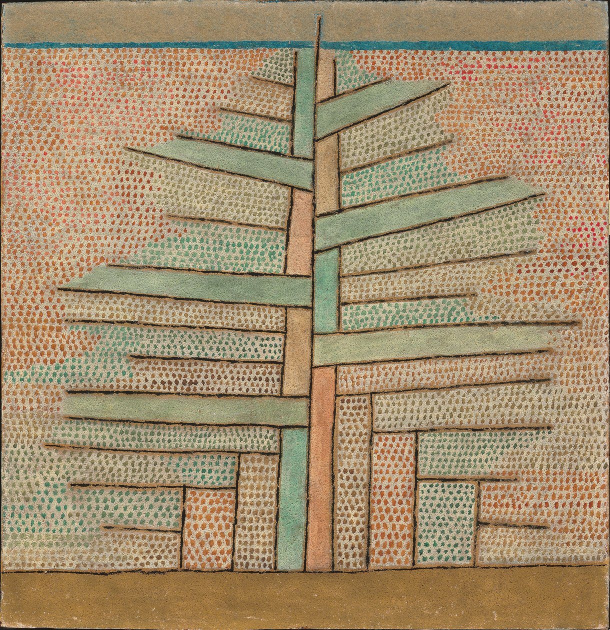 Fyrretræ af Paul Klee