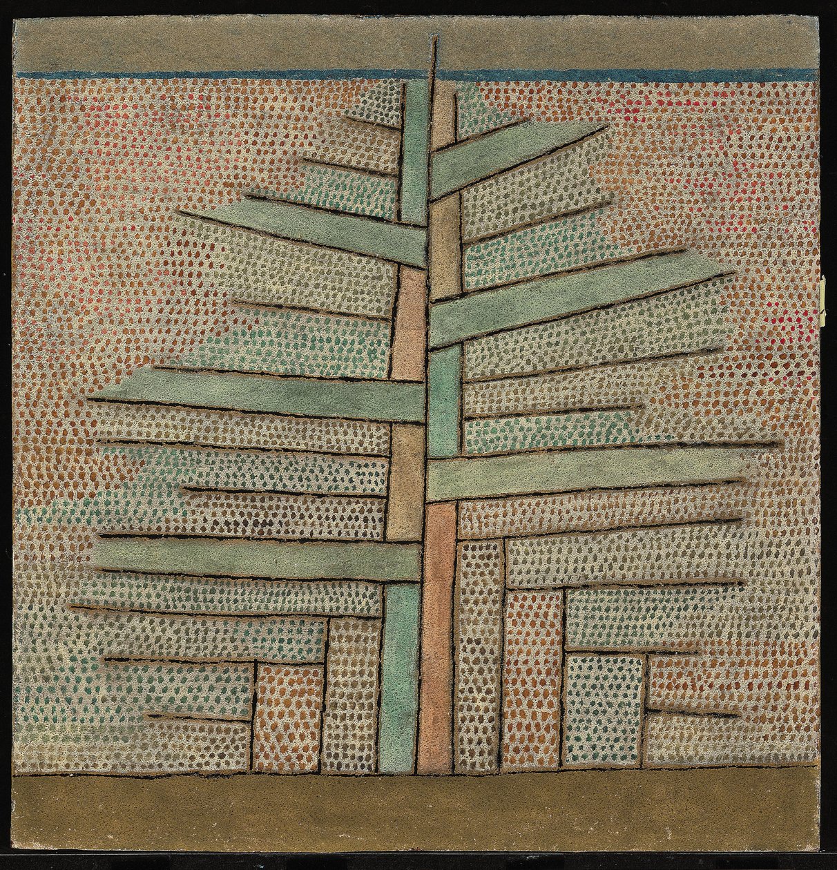 Fyrretræ, 1932 af Paul Klee