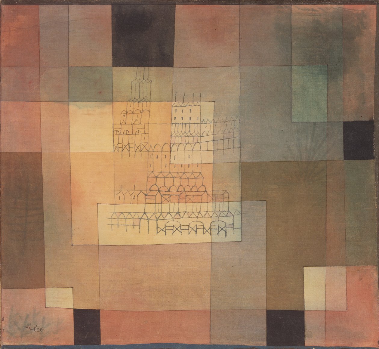 Polyfonisk arkitektur af Paul Klee