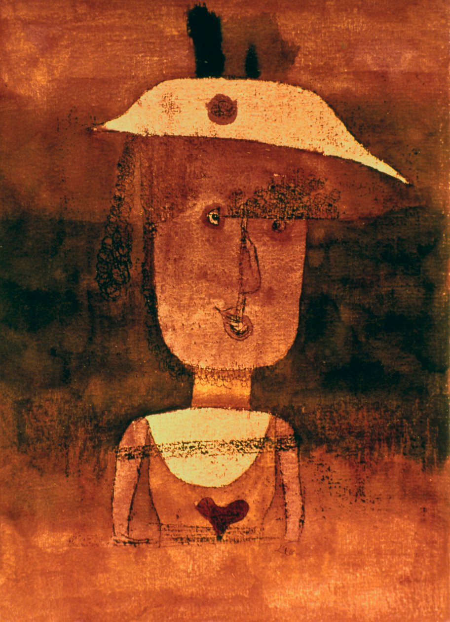 Portræt af fru P i syd, 1924 af Paul Klee