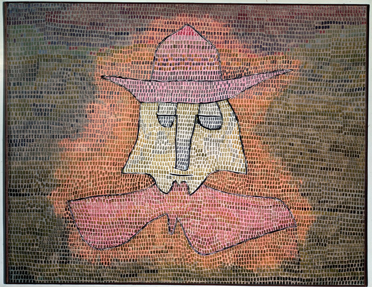 Portræt af pastor Kol - Maleri af Paul Klee