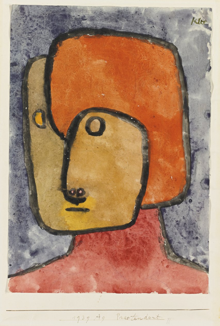 Pretender, 1939 af Paul Klee