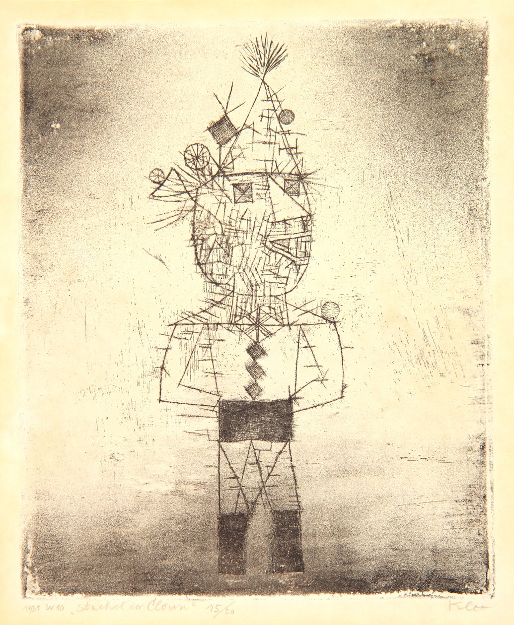 Prickle the Clown, eller Stachel der Clown af Paul Klee