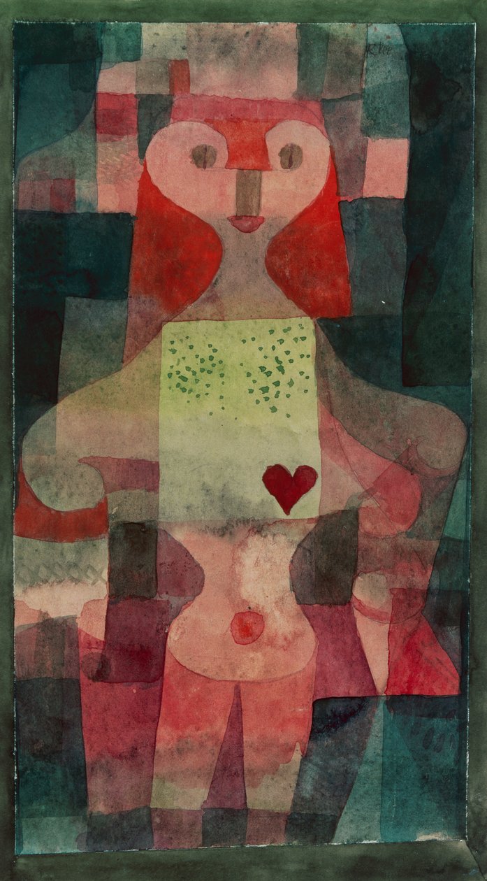 hjerter Dame af Paul Klee