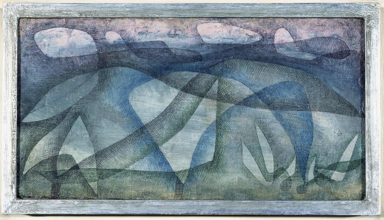 Regnvejrsdag af Paul Klee