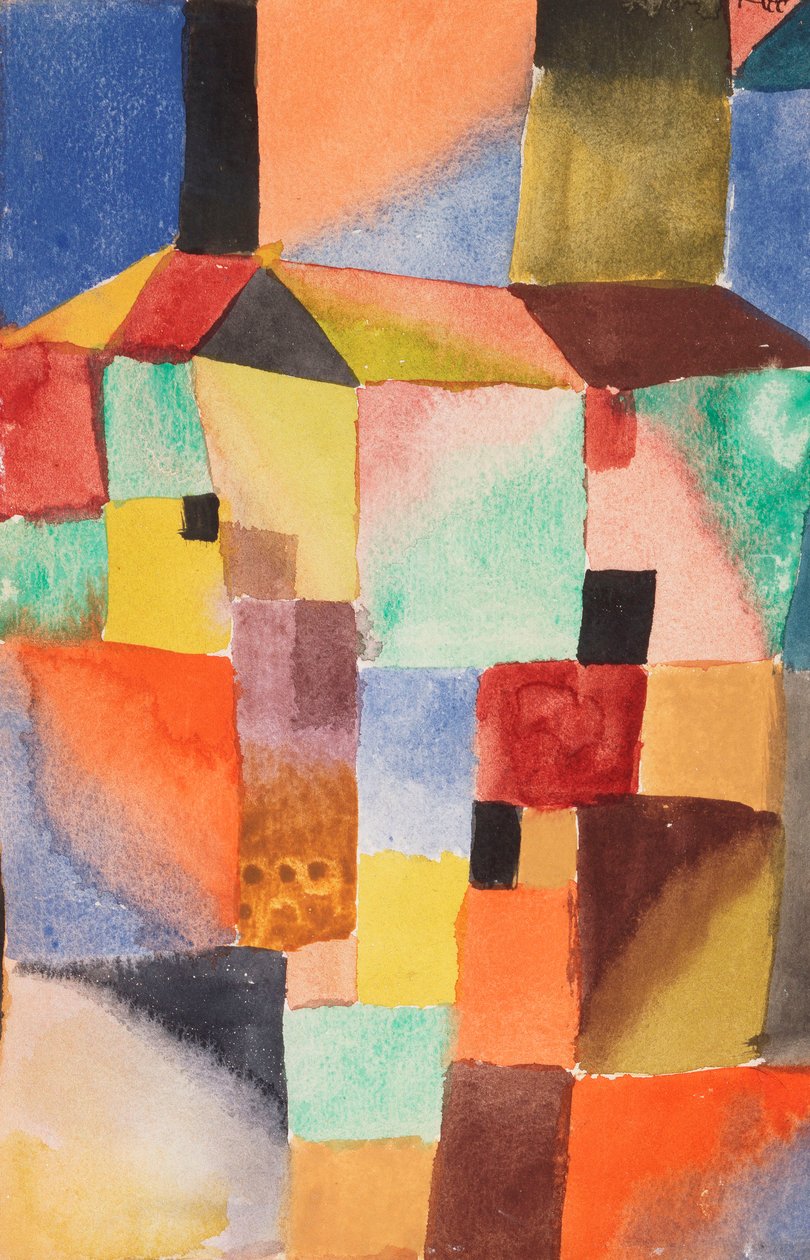 Rød/Grøn Orange/Blå af Paul Klee