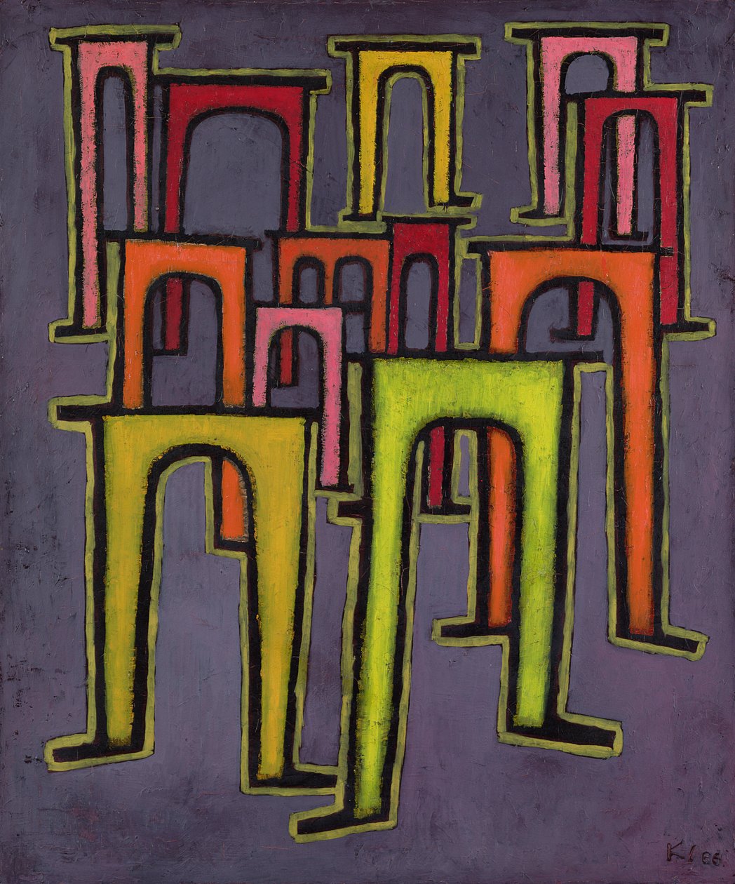 Viaduktens revolution af Paul Klee
