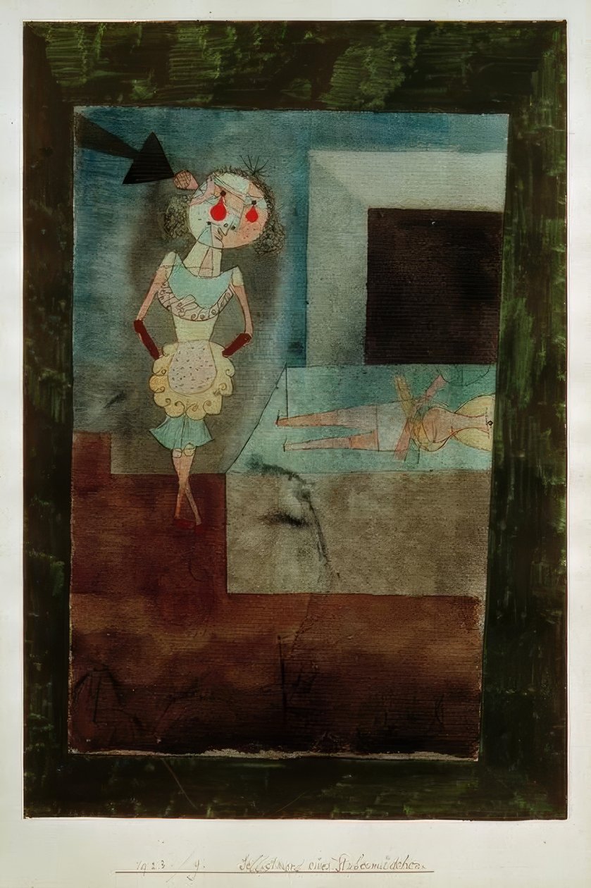 En hushjælps selvmord af Paul Klee