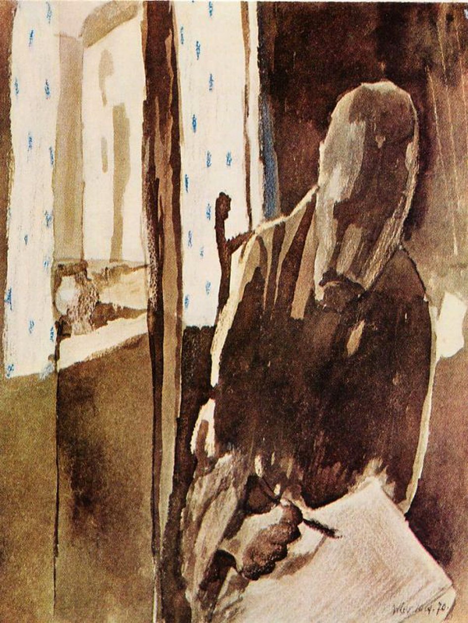 Selvportræt af Paul Klee