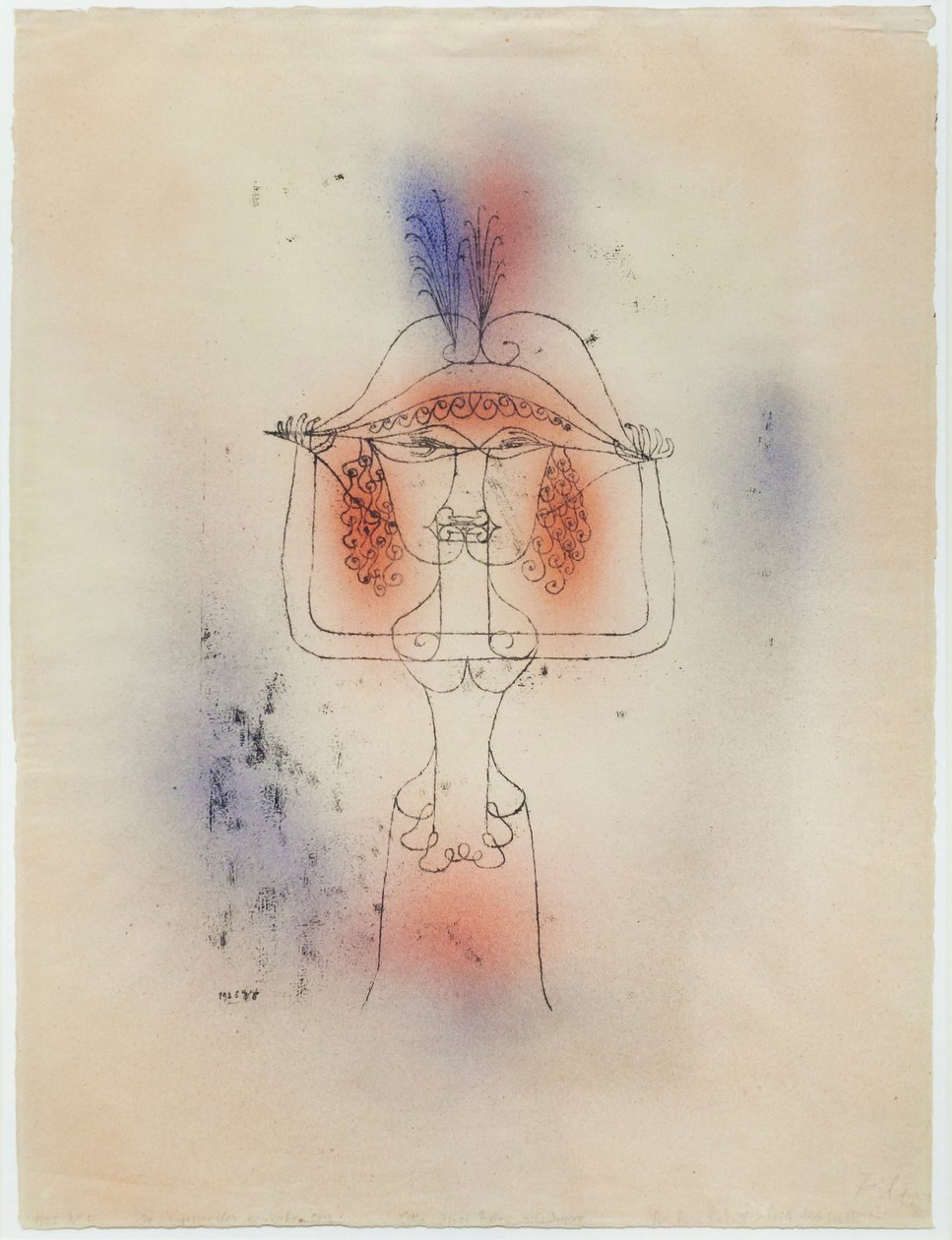 Sanger for Comic Opera af Paul Klee