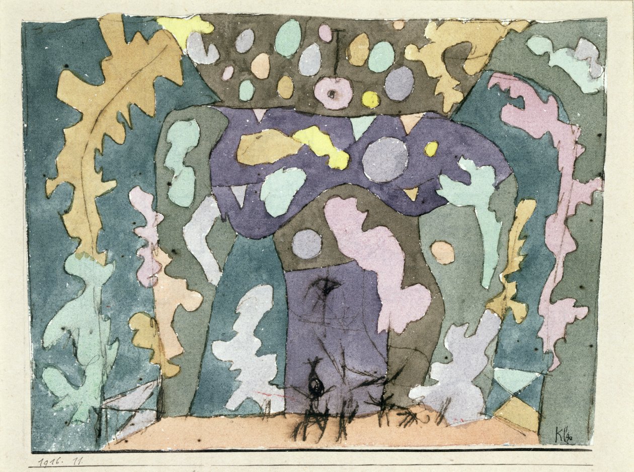 Lille scenesæt af Paul Klee