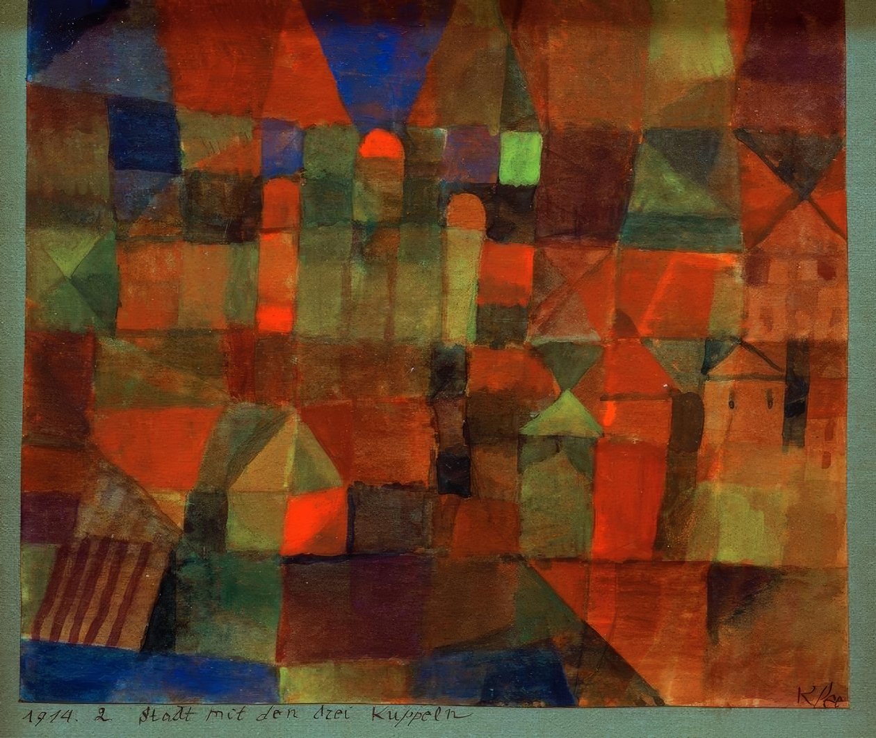 By med de tre kupler af Paul Klee