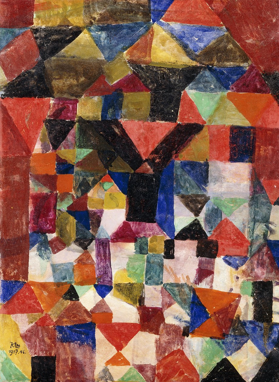 Bylignende Bygning; Bylignende byggeri af Paul Klee