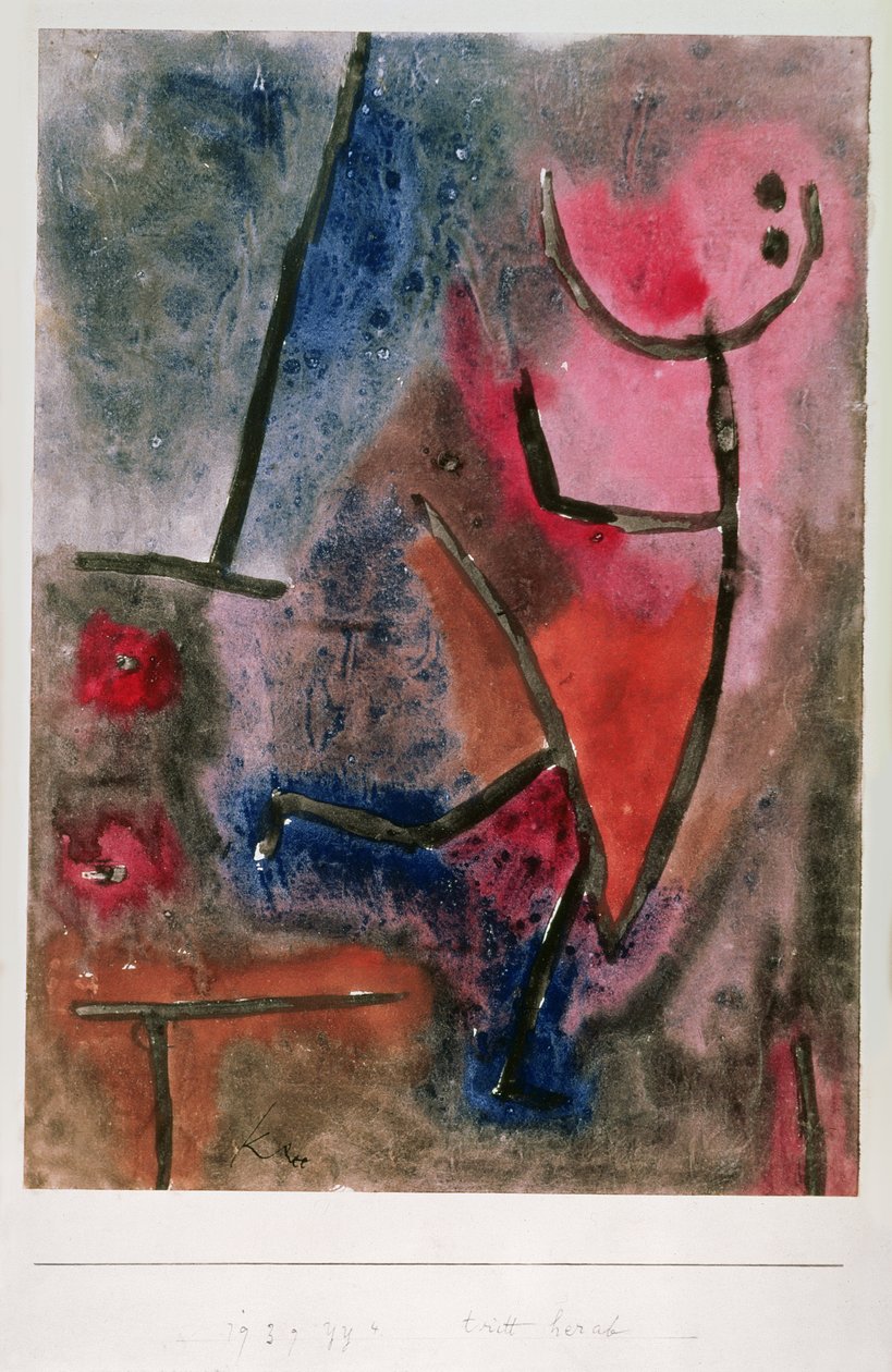 Træder ned af Paul Klee