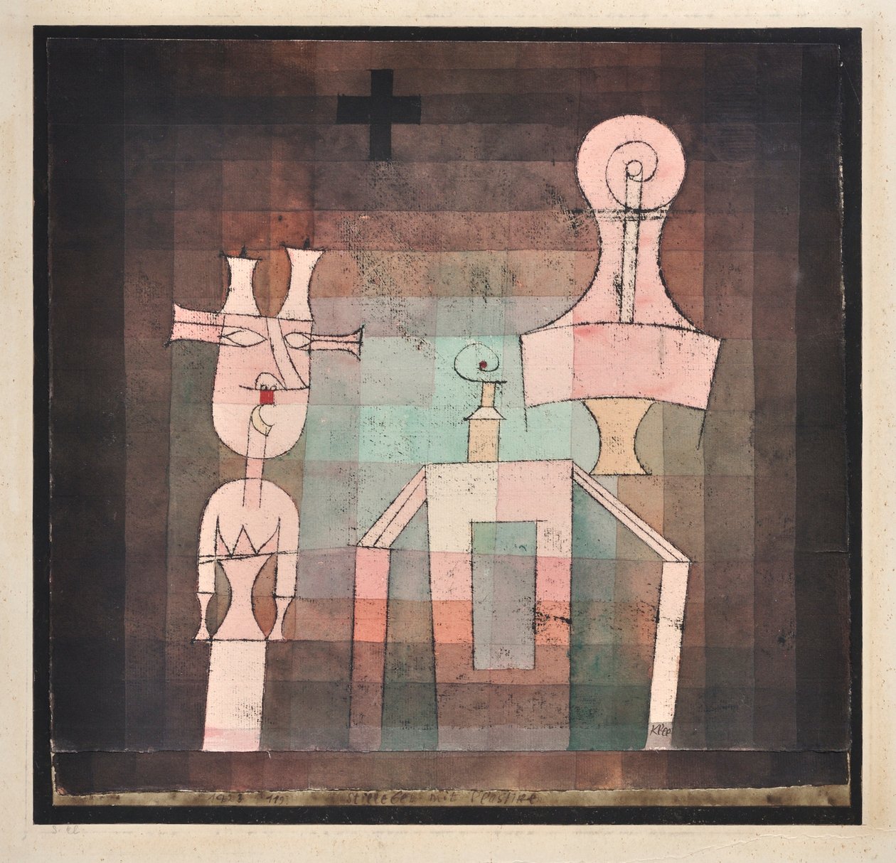 Stilleben med skulpturer Stilleben med skulpturer, 1923. af Paul Klee