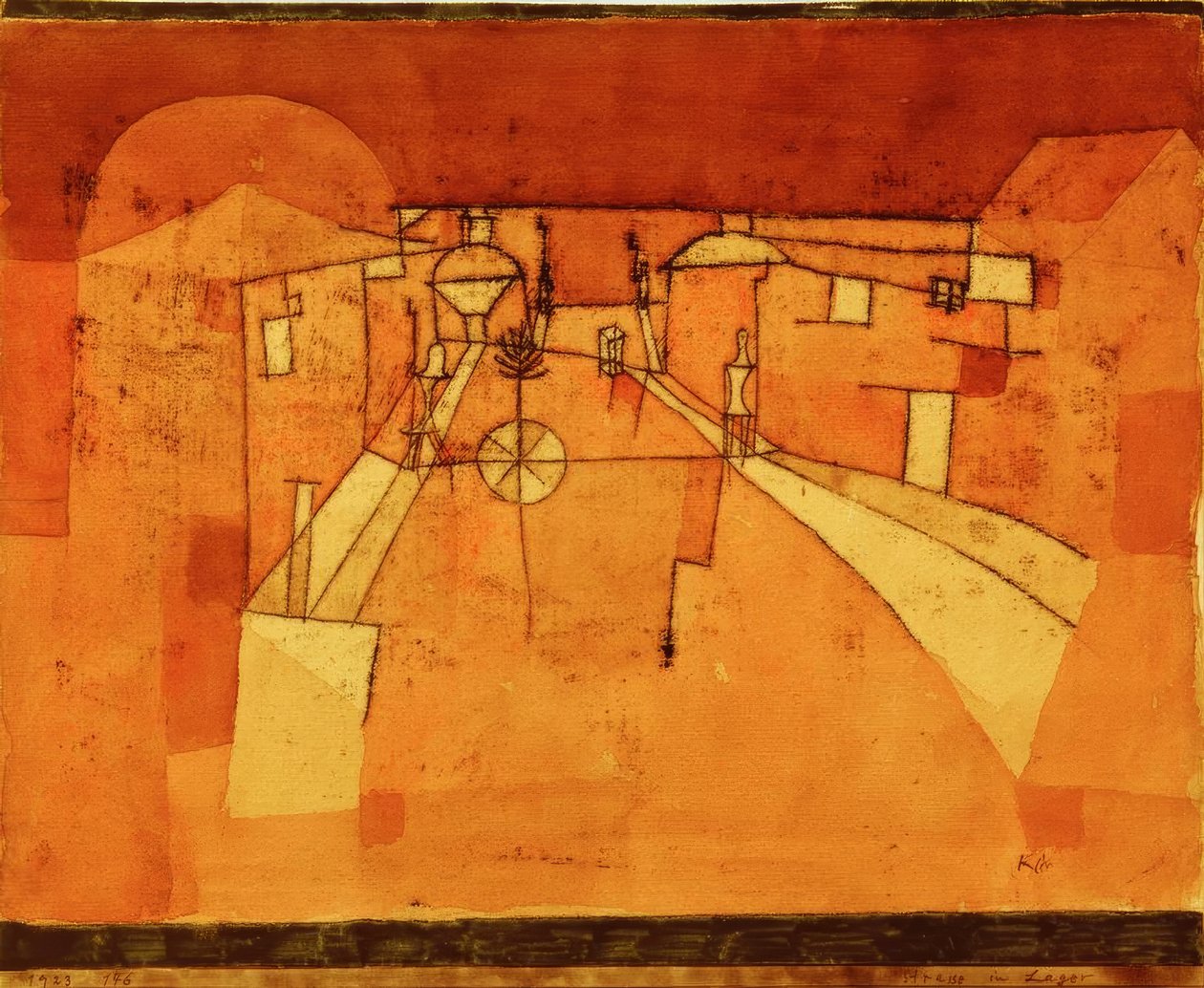 Gade i lageret af Paul Klee