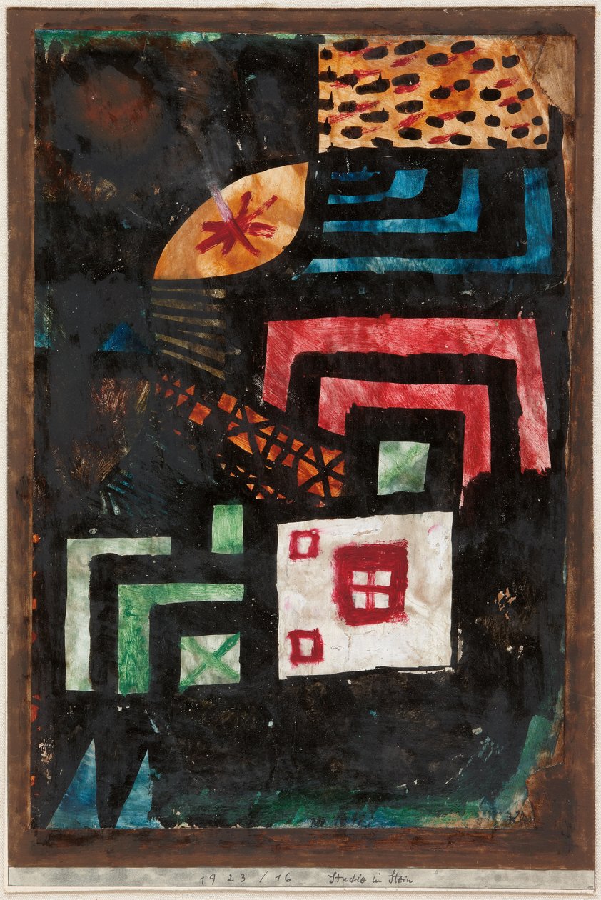 Studie i Sten; Studie i Stein af Paul Klee