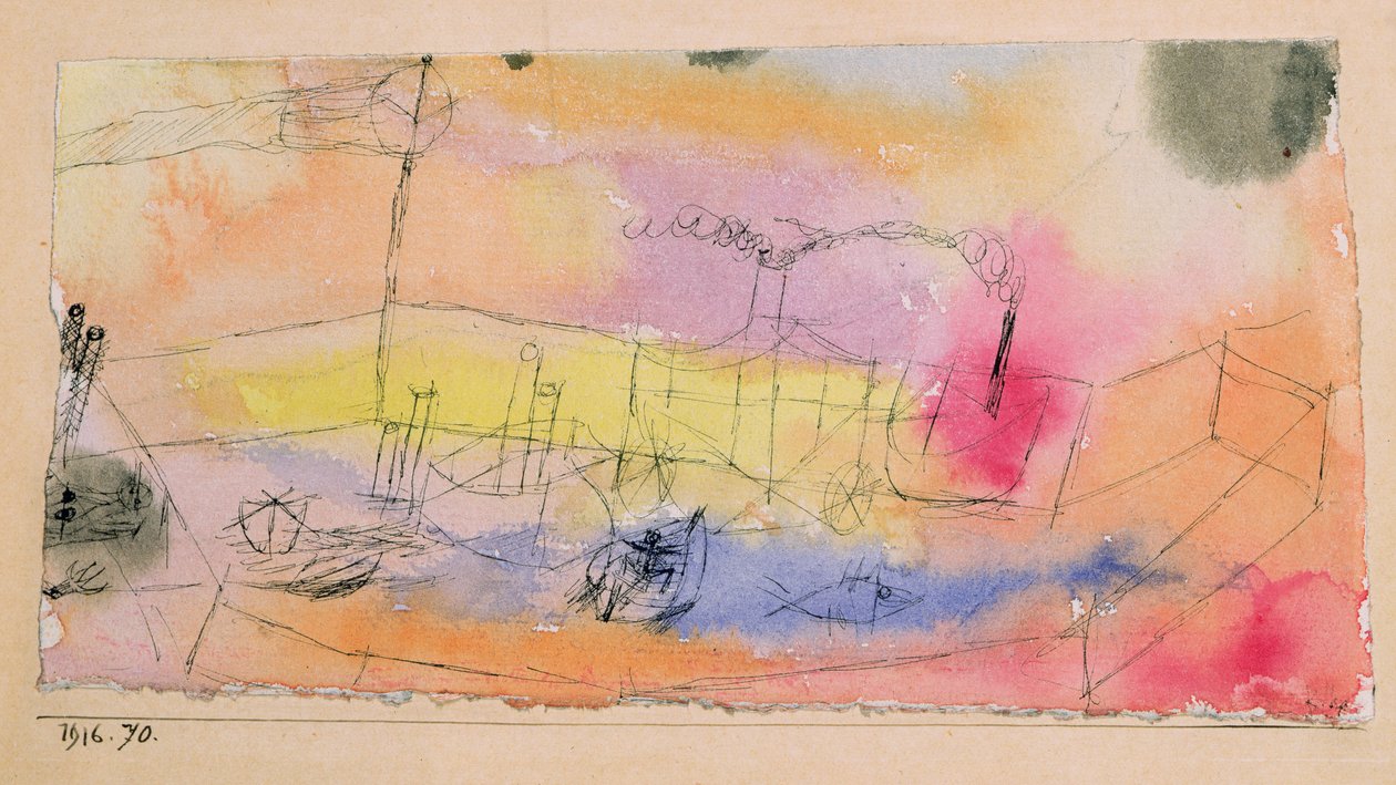 Fisken i Havnen af Paul Klee