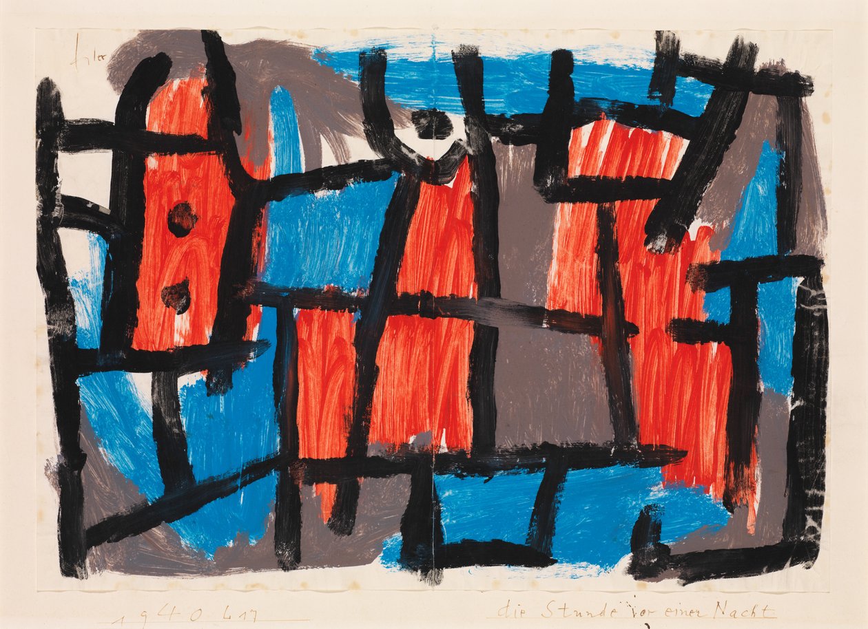timen før en nat af Paul Klee