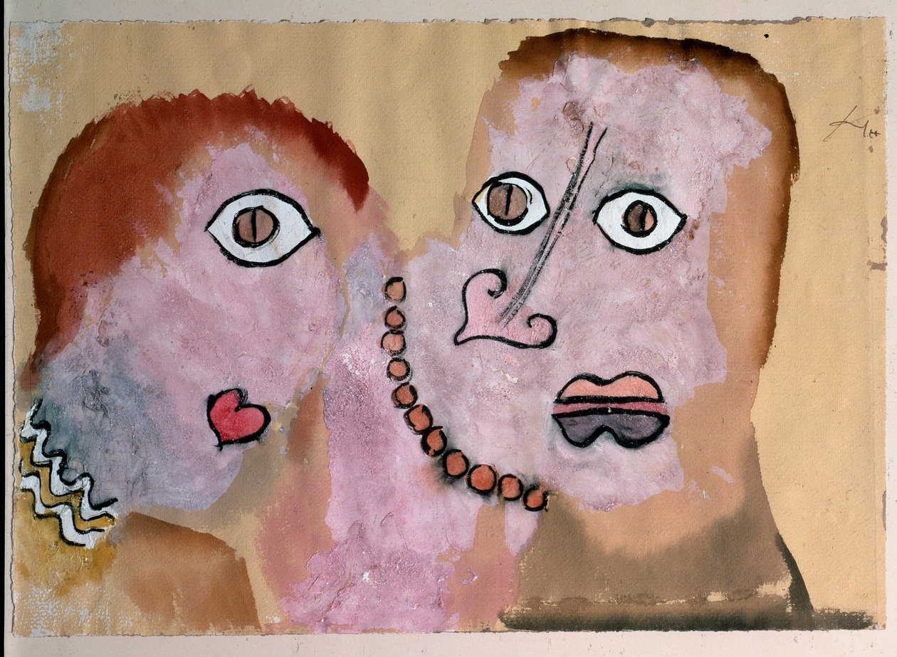 Halskæden (Akvarel af Paul Klee