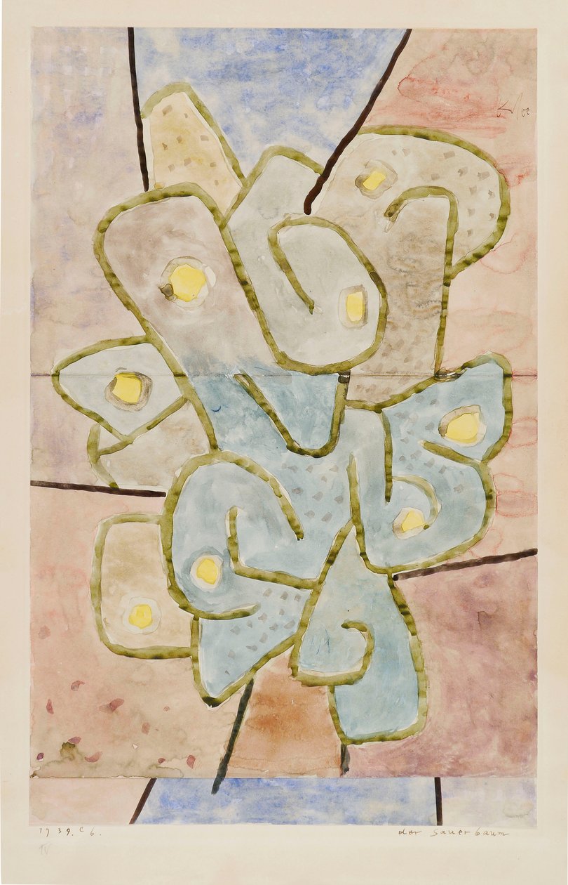 Det sure træ, 1939. af Paul Klee