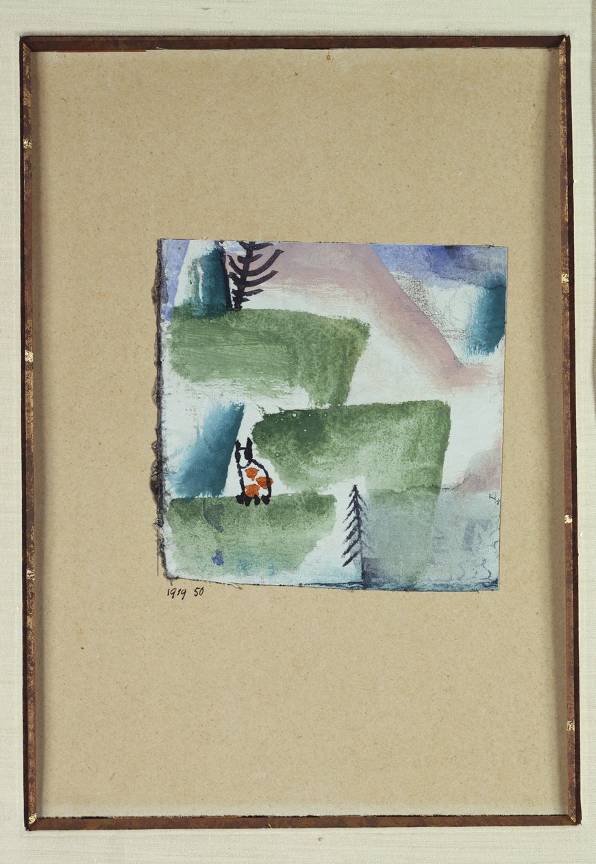 En Tom Cats territorium af Paul Klee