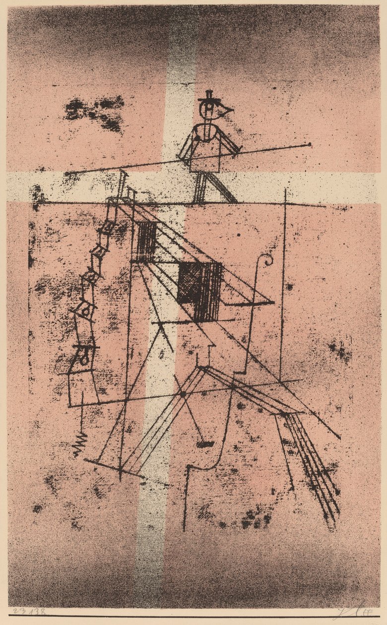 The Tight Rope Walker (Seiltänzer) af Paul Klee