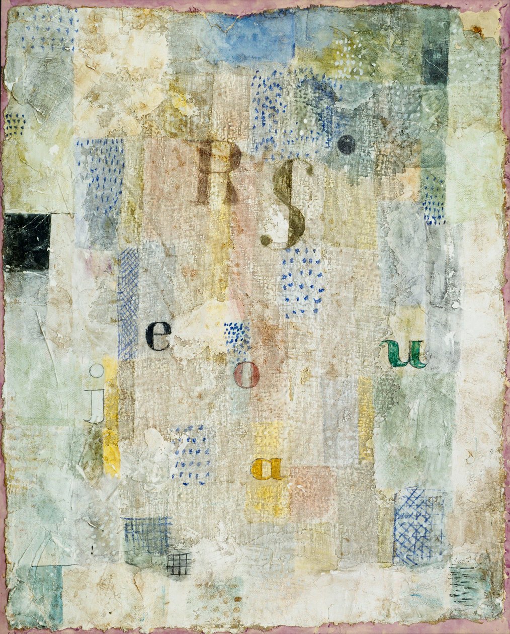Sangerinden Rosa Silbers vokalfabrik af Paul Klee