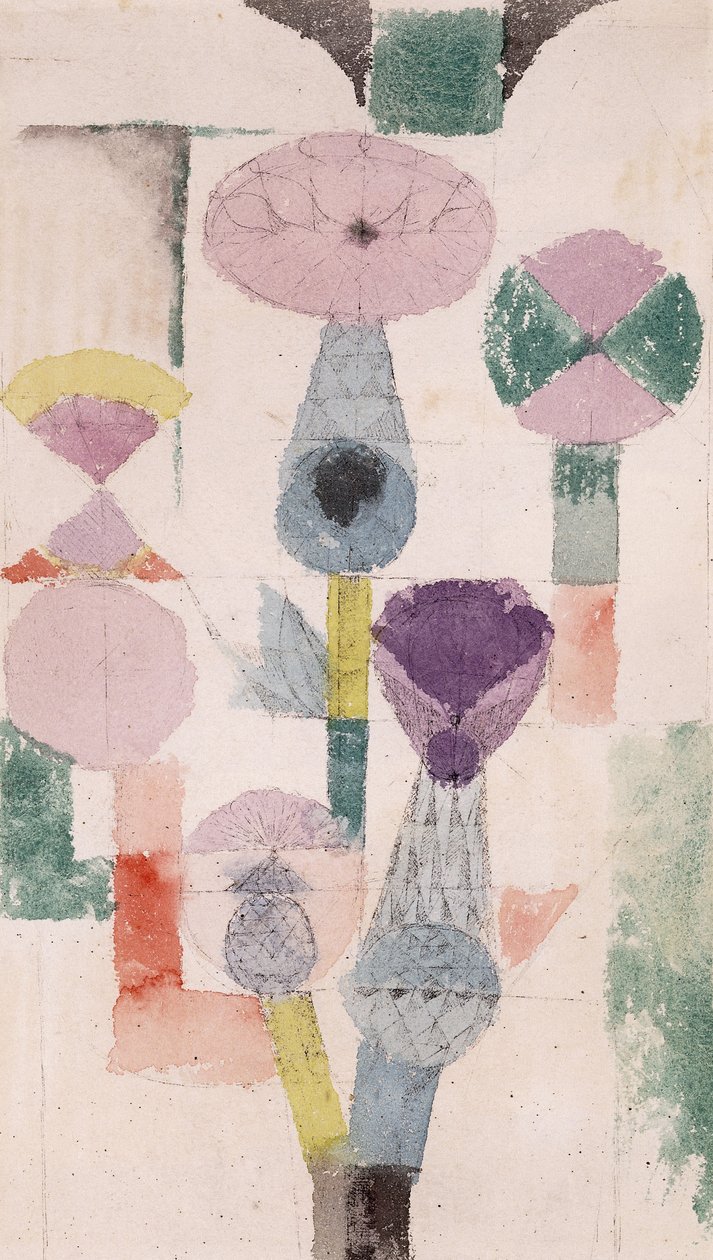 Tidsel Bloom; Distelblute af Paul Klee