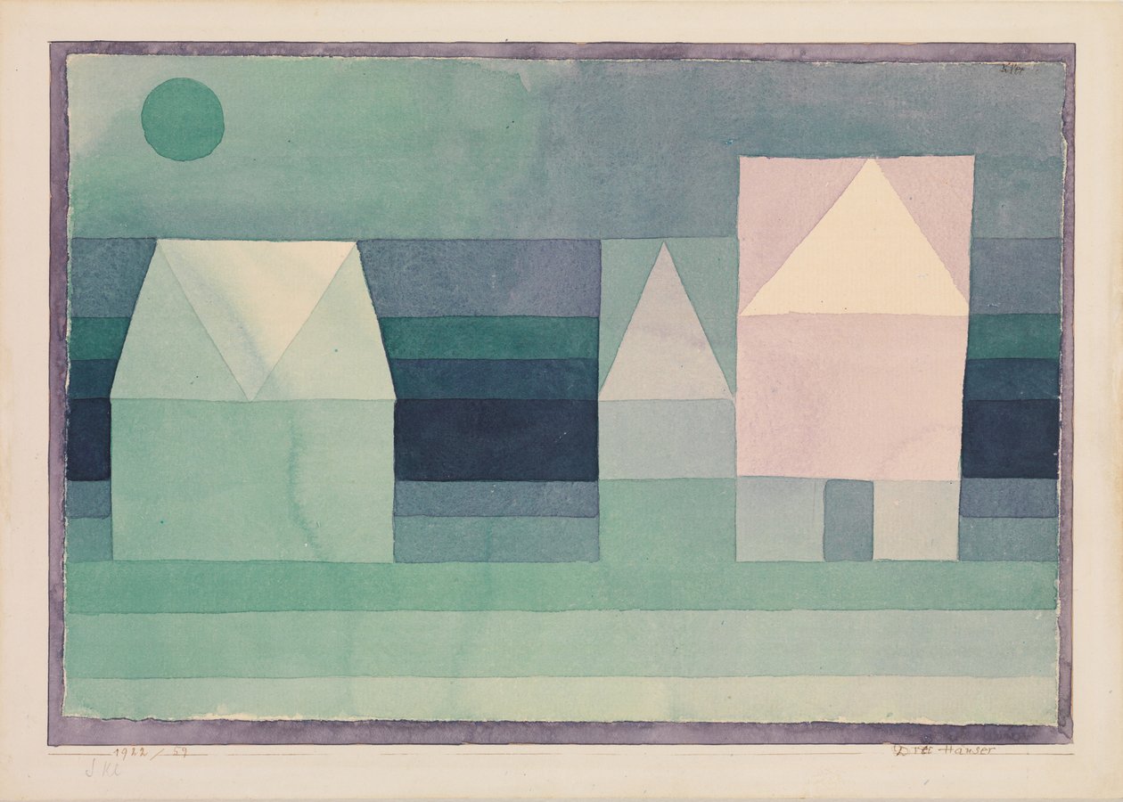 Tre Huse | Paul Klee | Kunstryk