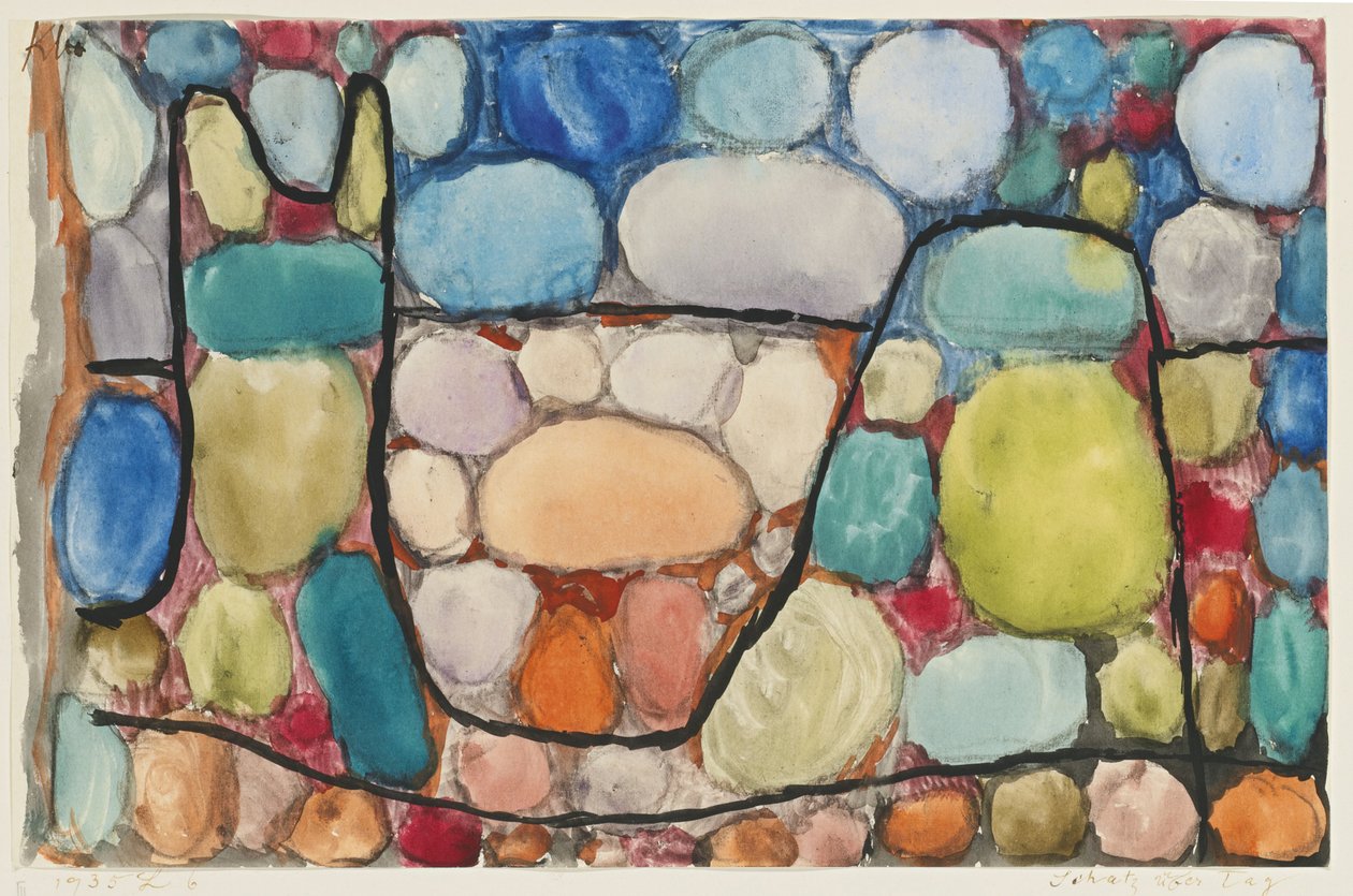 Treasure above Ground Treasure Above Day, 1935 af Paul Klee