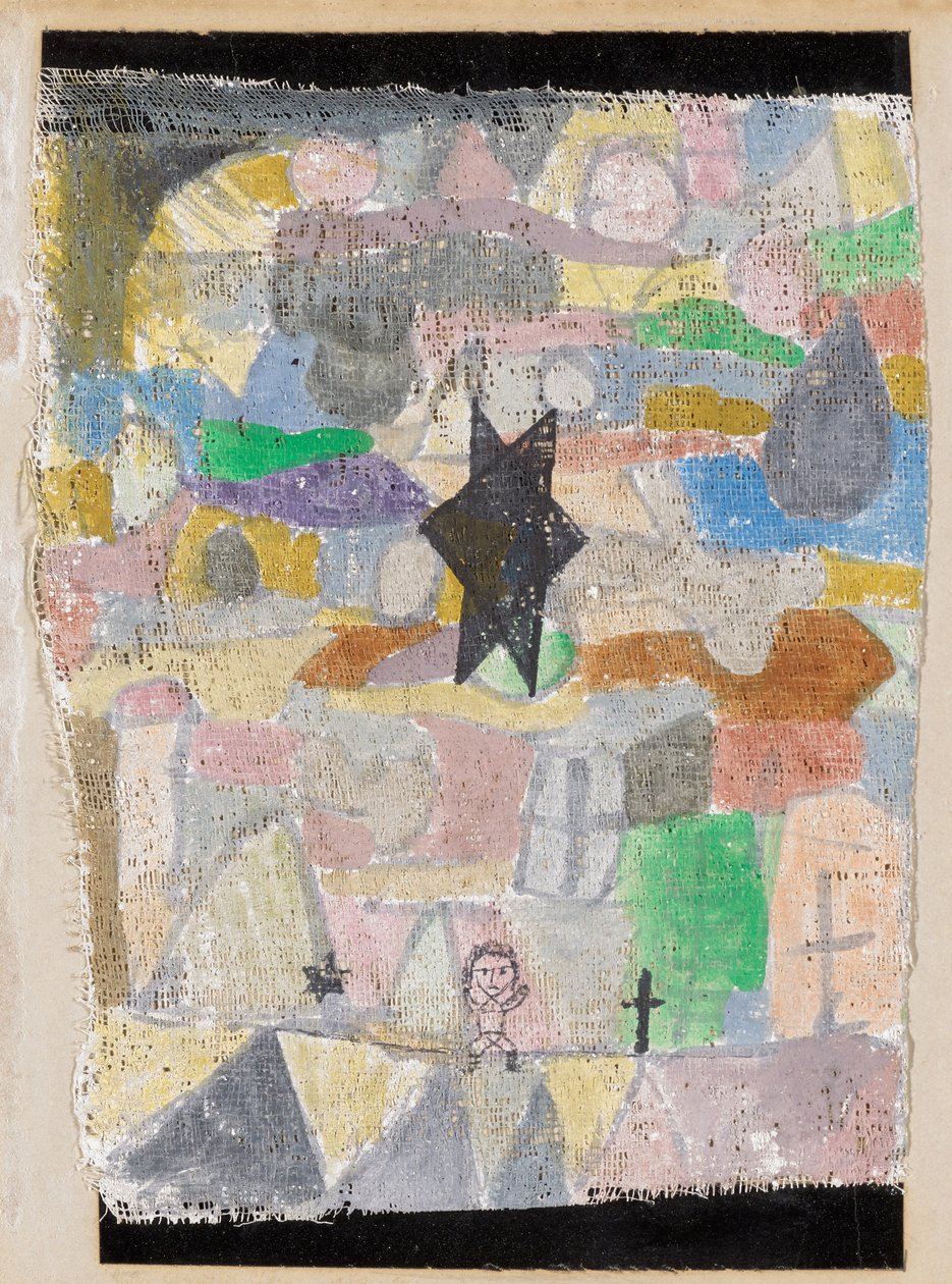 Under en sort stjerne, 1918. af Paul Klee