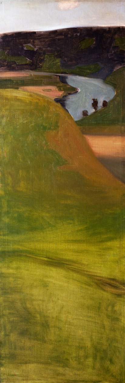Uden titel (Aare-landskab) af Paul Klee