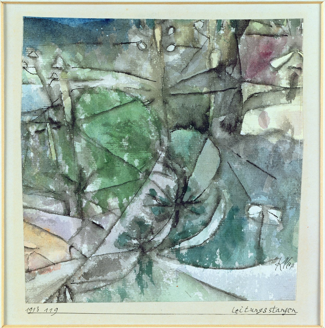 Hjælpestolper af Paul Klee