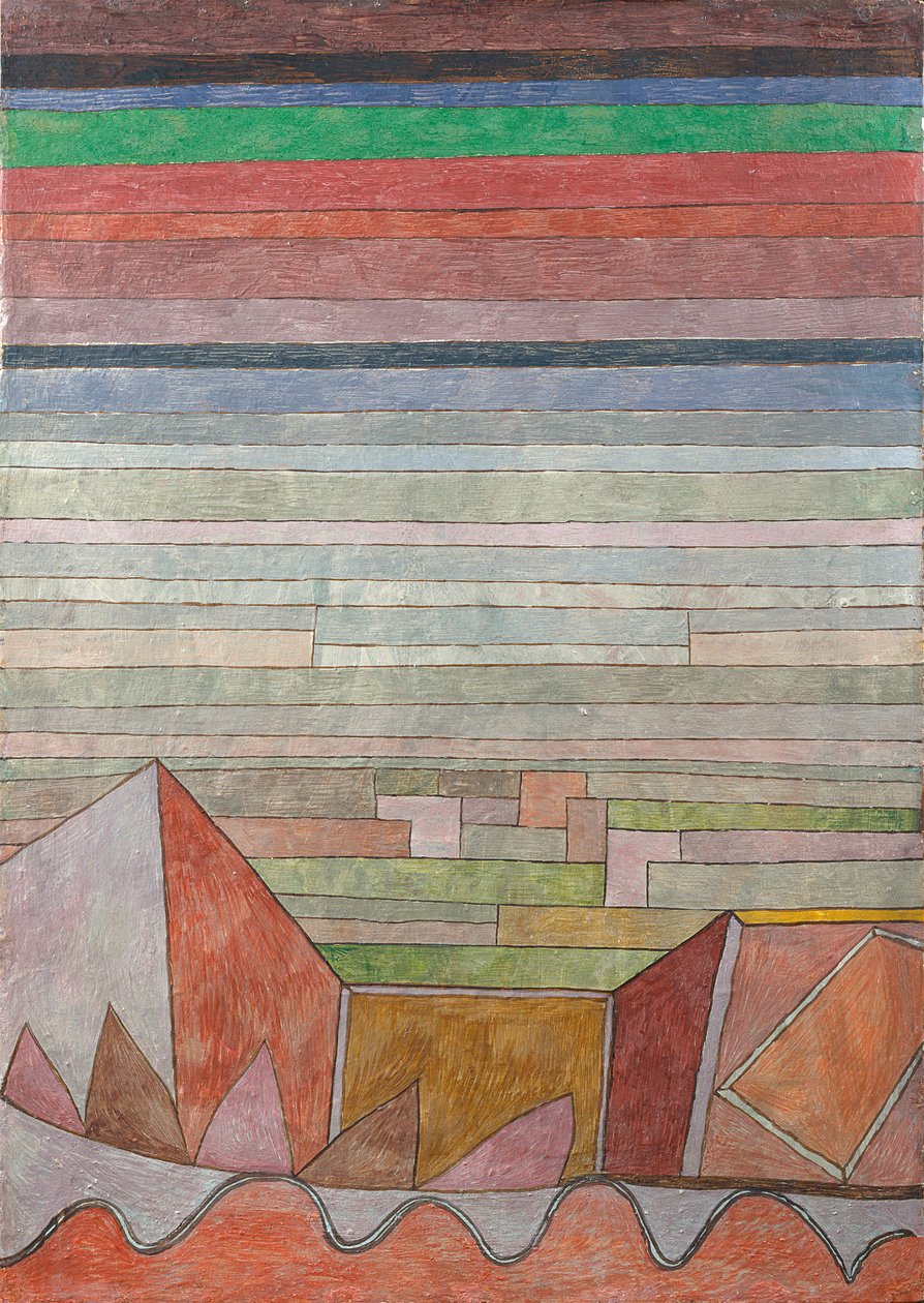 Udsigt til det frugtbare land af Paul Klee