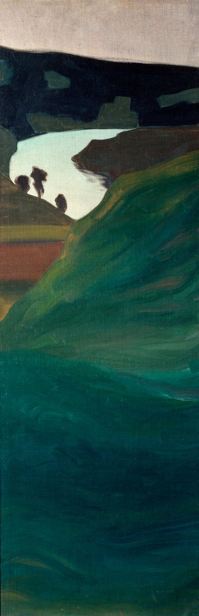 Udsigt over dalen ved Aar å (maleri af Paul Klee